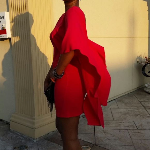 Fuchsia Pink Backless Dress - Picture 3 of 3